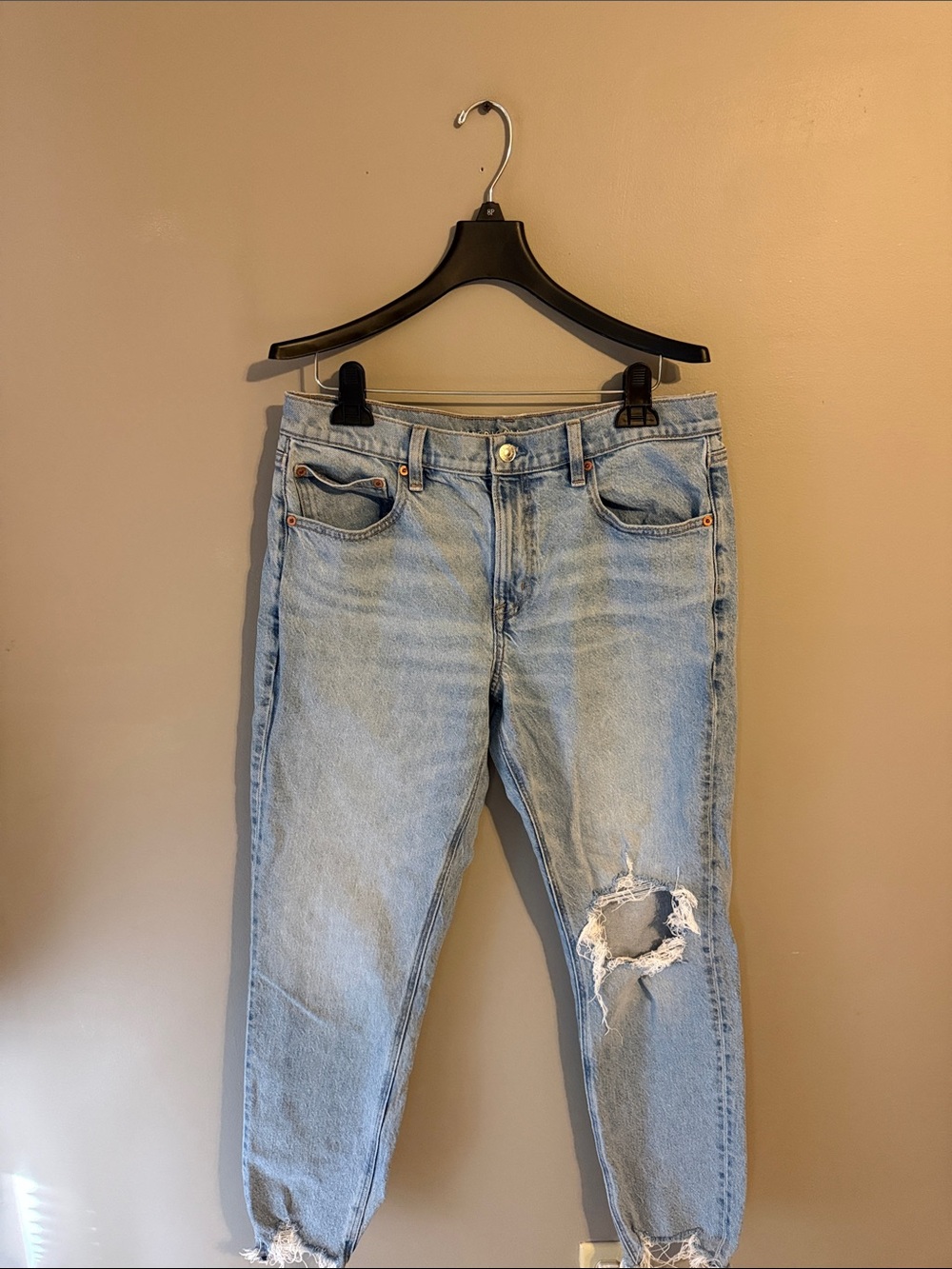 American Eagle 90's Skinny Jeans.  Distressed.  Size 12 Regular